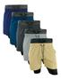 Imagem de KIT 5 Shorts Bermudas masculino tactel com elastano moda praia  futebal sacagem rapido conforto