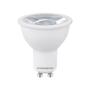 Imagem de Kit 5 Spot Embutir Mr16 Quadrado Recuado Preto + Lâmpada Dicroica 4,8w 6500k