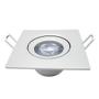 Imagem de Kit 5 Spot Led Embutir AVANT Quadrado 5W 6500K Branco Frio