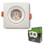 Imagem de Kit 5 Spot Quadrado Led 5w Quente / Frio - Quente(3000K)