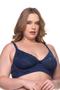 Imagem de Kit 5 Sutiã Plus Size Sem Bojo Reforçado Renda Sustentação Soutien Sutia Feminino Blogueirinha Lingerie com Aro Conforto