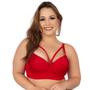 Imagem de Kit 5 Sutiãs Strappy Plus Size Reforçado e Com Sustentação