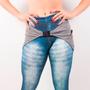 Imagem de Kit 5 Tapa Bumbum Fitness Liso Com Bolso Lateral e Fecho