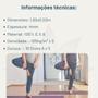 Imagem de Kit 5 Tapetes yoga pilates 1,80x0,53m colchonete academia