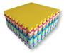 Imagem de Kit 5 Tatames Tapetes EVA 50x50x1cm 10mm Infantil Criança