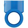 Imagem de Kit 5 Te Soldável Com Bucha Latão Rosca PVC Azul Canos Tubos Água Fria De 1/2" Polegadas 20mm Tigre