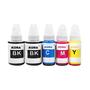 Imagem de Kit 5 Tinta Compativel com Canon G3110 G4100 G3100 G-190 Bk Y M C