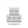 Imagem de Kit 5 Tomada Simples 10A 250V Aria Branco Tramontina