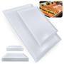 Imagem de Kit 5 Travessas de 24,8 Cm + 5 Travessas de 35 Cm para Buffet Sushi Comida Japonesa em Melamina Bestfer