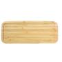 Imagem de Kit 5 Travessas Retangular Sushi Japones Bambu Prime 28x11cm