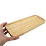 Imagem de Kit 5 Travessas Retangular Sushi Japones Bambu Prime 28x11cm