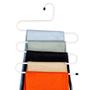 Imagem de Kit 5 Un Cabide Organizador Multiuso Aço p Roupas 5x1 Branco