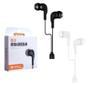 Imagem de Kit 5 UN Fone de ouvido Intra Auricular com Microfone Slim FO-11