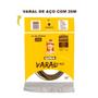 Imagem de Kit 5 unidades de Varal de aço de 20 metros Resistente para estender roupas Áreas externas e internas com presilhas