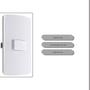 Imagem de Kit 5 Unidades MG B3 Conj 1 Int Simples 4x2 10A 250V Branco