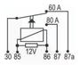 Imagem de Kit 5 unidades - relé auxiliar universal reversor 12v - 80/60a - dni 8122