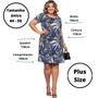 Imagem de Kit 5 Vestido Plus Size Soltinho Babado Casual Básico