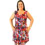 Imagem de Kit 5 Vestidos Plus Size Feminino Versátil Liganete Barato