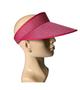 Imagem de Kit 5 Viseiras Tiara Arco Rosa Aba 12Cm Com Elástico Praia