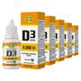 Imagem de Kit 5 Vitamina D3 2.000 UI Unilife Menta 20ml