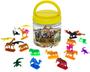 Imagem de Kit 50 Bonecos Animais Selvagens Miniatura 5cm - Mimo Toys