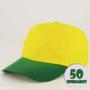 Imagem de Kit 50 Bonés Dras Sports Amarelo e Verde