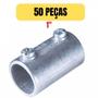 Imagem de Kit 50 conector unidut aluminio luva sem rosca 1 tramontina