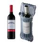 Imagem de Kit 50 embalagem wine bag inflavel para transporte e proteção garrafa de vinho