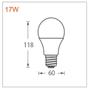 Imagem de Kit 50 Lampadas Led Cla100 17W 3000K 1521Lm E27 - Osram