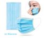 Imagem de Kit 50 Máscaras Descartáveis Azul Tripla Camada Com Elástico Clipe Nasal