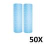 Imagem de Kit 50 Panos Perfex Multiuso Microfibra Lava Seca 21X29Cm