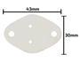 Imagem de Kit 50 pçs - mica isolante formato to3 / to-3 - isolante to3