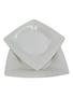 Imagem de kit 50 peças de pratos plásticos branco, versatilidade e durabilidade em sua cozinha.
