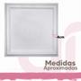 Imagem de Kit 50 Placas 3D Adesivas Modelo Boiserie Pvc 50X50Cm