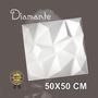 Imagem de Kit 50 placas 3d pvc ***auto adesiva*** modelo diamante
