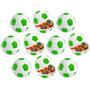 Imagem de Kit 50 Pote de Doce Lembrancinha Festa Bola de Futebol Verde