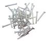 Imagem de Kit 50 rebites maciços em aluminio m3 30mm cabeça chata