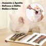Imagem de Kit 50 Unidades Matatabi Varas De Catnip Limpa Dentes Palitos Varinhas para gatos anti stress 