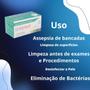 Imagem de kit 500 Álcool Swab Uniqmed Para Assepsia Bancada e Objetos