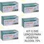 Imagem de kit 500 Álcool Swab Uniqmed