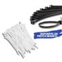 Imagem de KIT 500 Cintas Plasticas/Abraçadeiras de NYLON 2,5x250mm - 500 PEÇAS