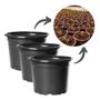 Imagem de Kit 500 Pote Vaso Vasinho Holambra NP06 Preto Para Lembrancinha de Mini Cacto e Suculenta E Produtor de Mudas e Plantas- Nutriplan