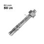 Imagem de Kit 50un Chumbador Pba 1/4" X 3.1/4" - ÂNcora