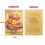 Imagem de Kit 55 Cartas Pokemon Folha De Ouro Douradas Edição Limitada