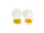 Imagem de kit 550 Cumbuca Pote Isopor Com Tampa 300ml p/ festas