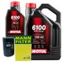 Imagem de Kit 5L Motul 6100 SYN-nergy 5W40 + Filtro W7195