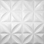 Imagem de Kit 5m² revestimento 3d de parede modelo petalas placa 50x50