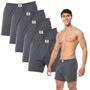 Imagem de Kit 5x Cueca Samba Canção Masculina Abertura Algodão Keeper