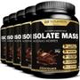 Imagem de Kit 5X ISOLATE MASS HIPERCALORICO PROTEINAS 2KG CHOCOLATE