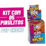 Imagem de Kit 5x Pop Shock Em Pirulito Kids Zone Com Acucar Explosivo